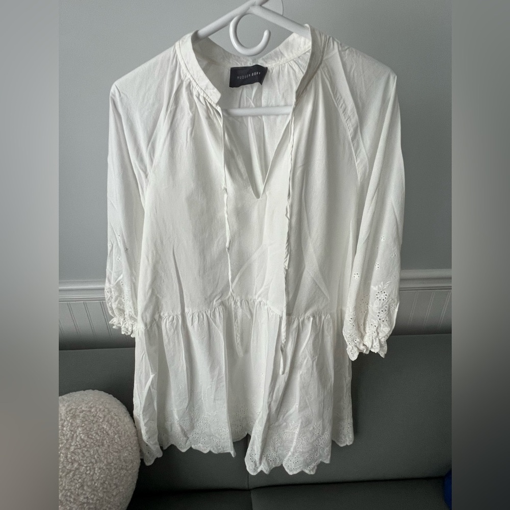 White Cotton Dress size M